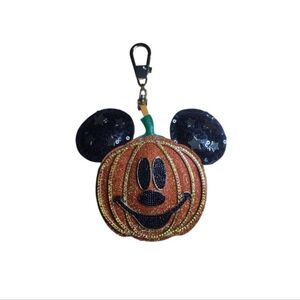 NWOT Baublebar Disney Mickey Mouse Pumpkin Puff Bag Charm